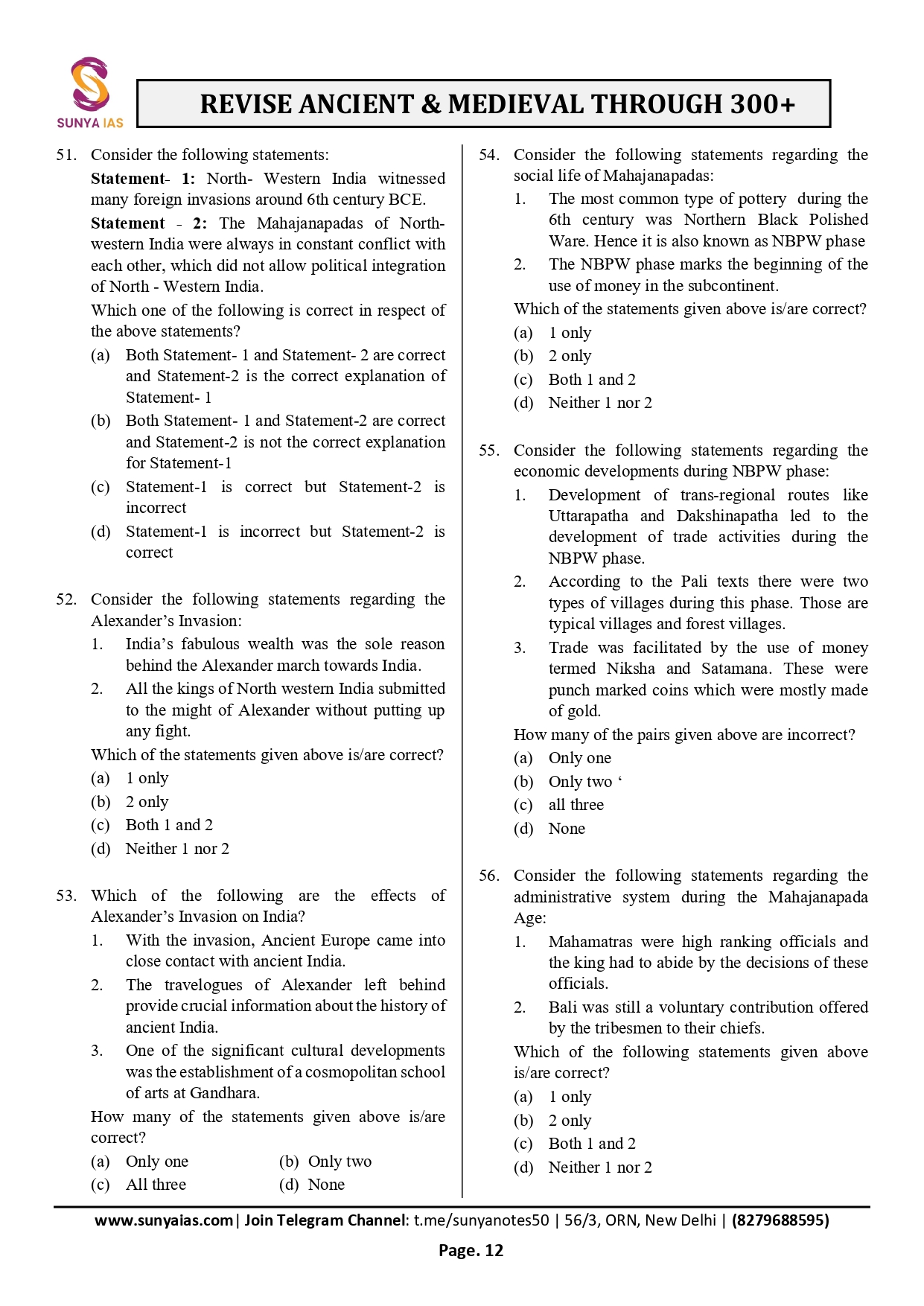 Study Notes Page 11