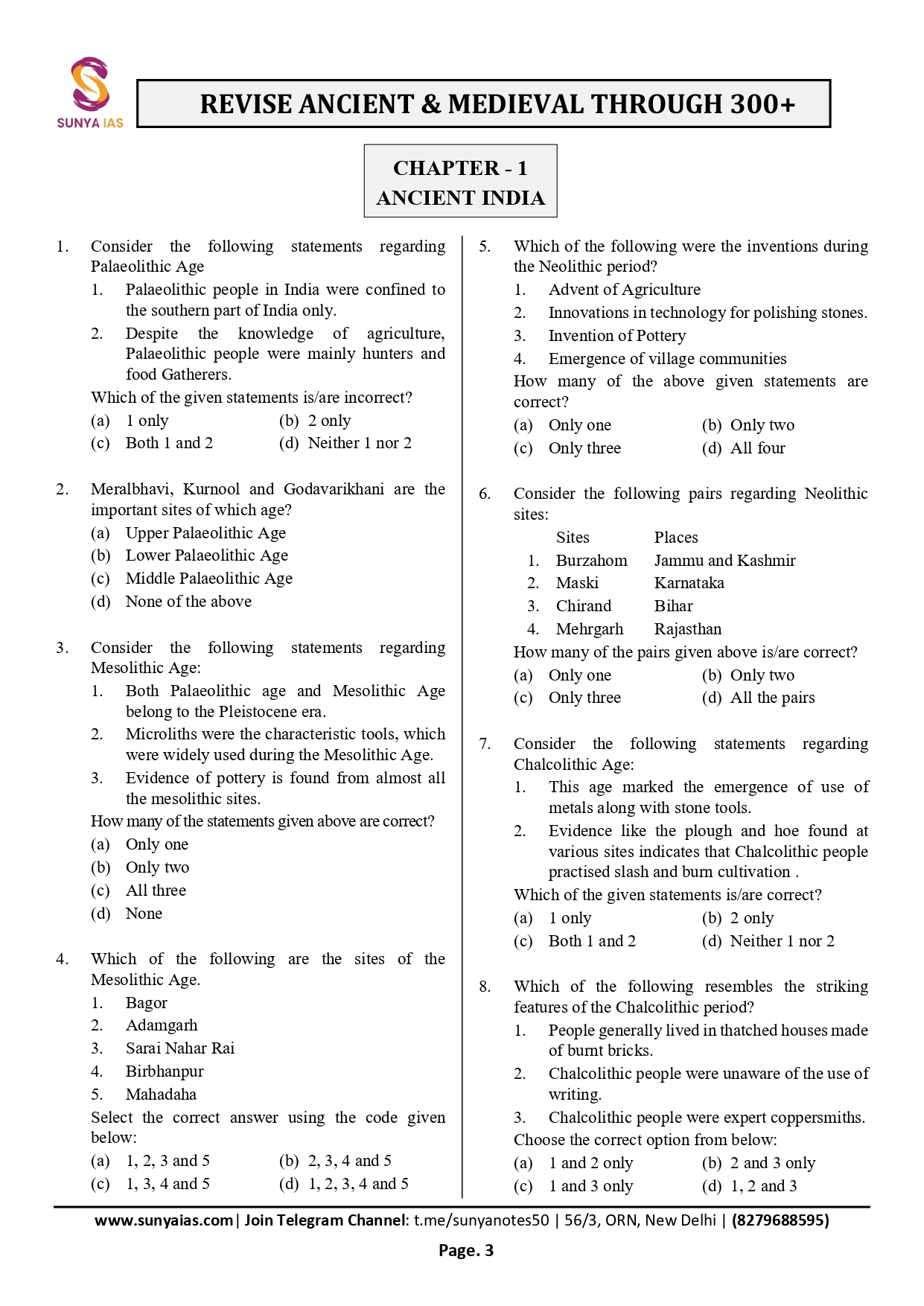 Study Notes Page 2